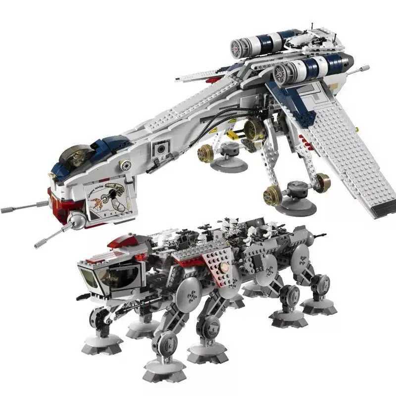 1788pcs AT-OT Dropship Starfighter Space 05053 Model Building Blocks Toy Compatible With Brick W250715