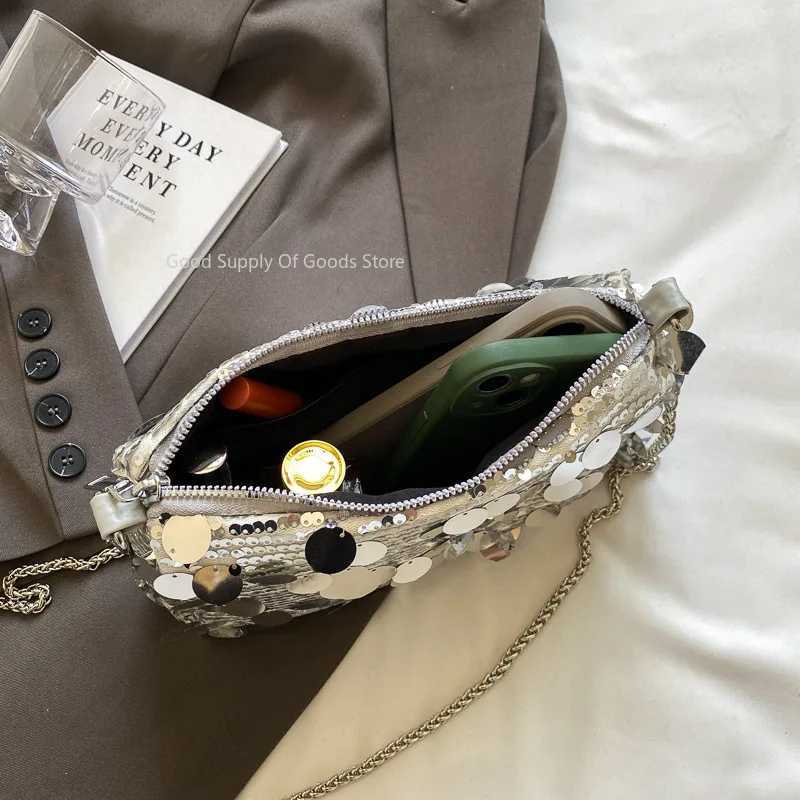 Luxury Gold Sequined Party Purse Eevning Bag Women Summer Mini Small Bag Satchel Lady Girl Versatile Crossbody Phone Bag