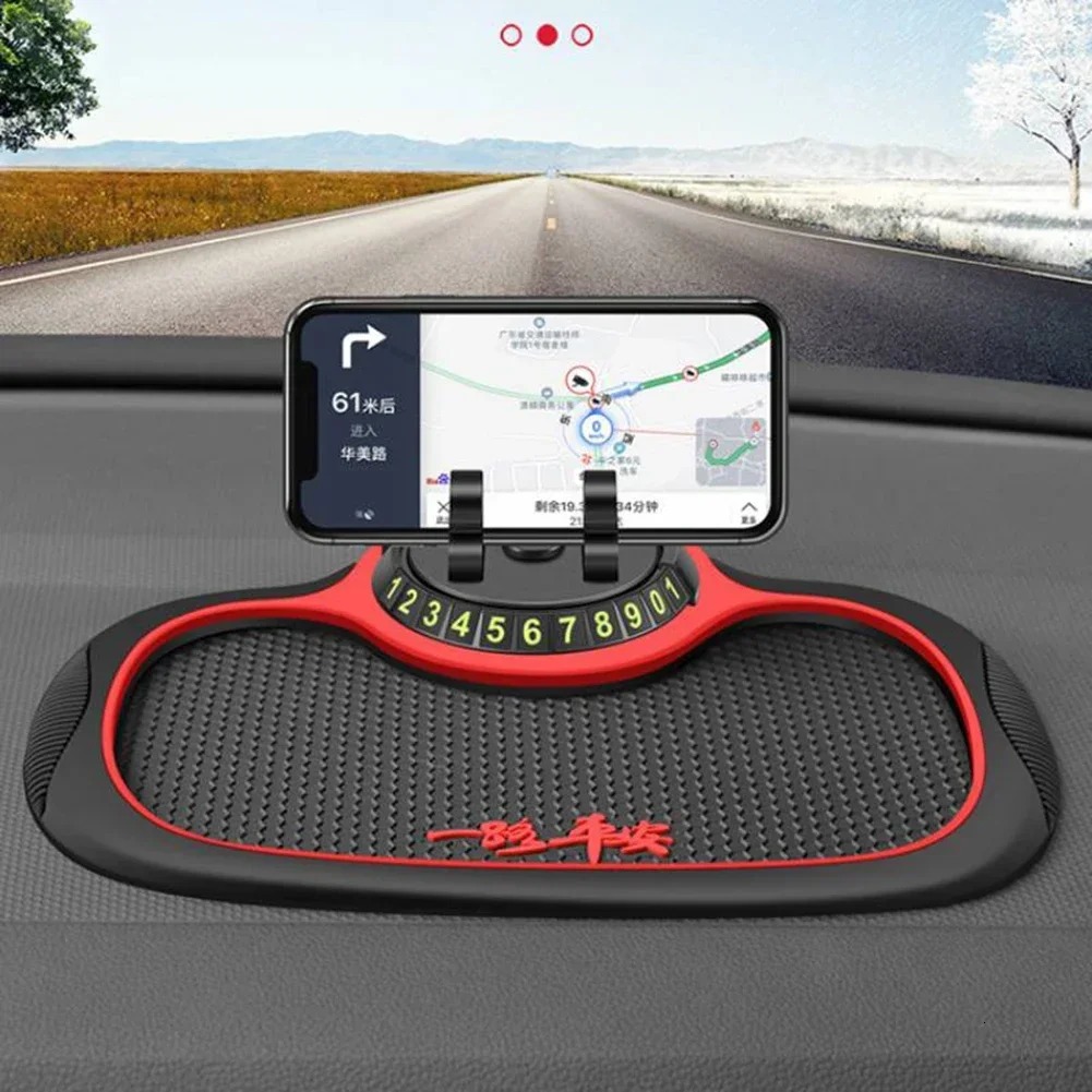 Multi-Functional Car -Slip Mat Auto Phone Holder Non Slip Sticky Slide Dash Mount Silicone Dashboard Pad Mat Amagi 250809