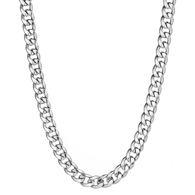 Luxury Jewelry Designer Jewelry Titanium Steel Chain Necklace Accessories Men's Trendy Stainless Steel Non-fading Necklace American Style Men
