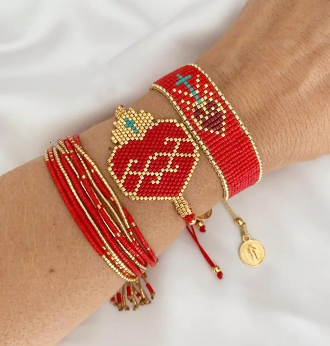 Handmade Religious Sacred Heart jesus virgin Charm Bracelet adjustable bracelet jewelry for women GIRL 250712