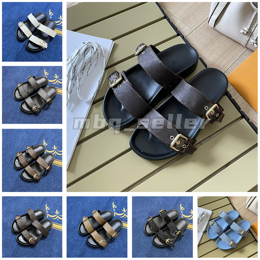 Designers Rubber Sandal Women Slippers Fashion Platform Beach Slipper Womens Sandals designer shoes Luxury Slide Lady slippers Size 35-42