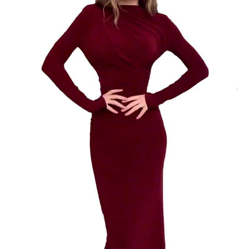 Spring New Women's Fashion High Waist Slim Sexy Elegant Dress For Women B5