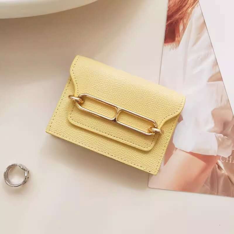 2025 New High-end Genuine Leather Women's Card Fashion Pig Nose ID Holder Multi-card Slot Large Capacity Anti-degaussing