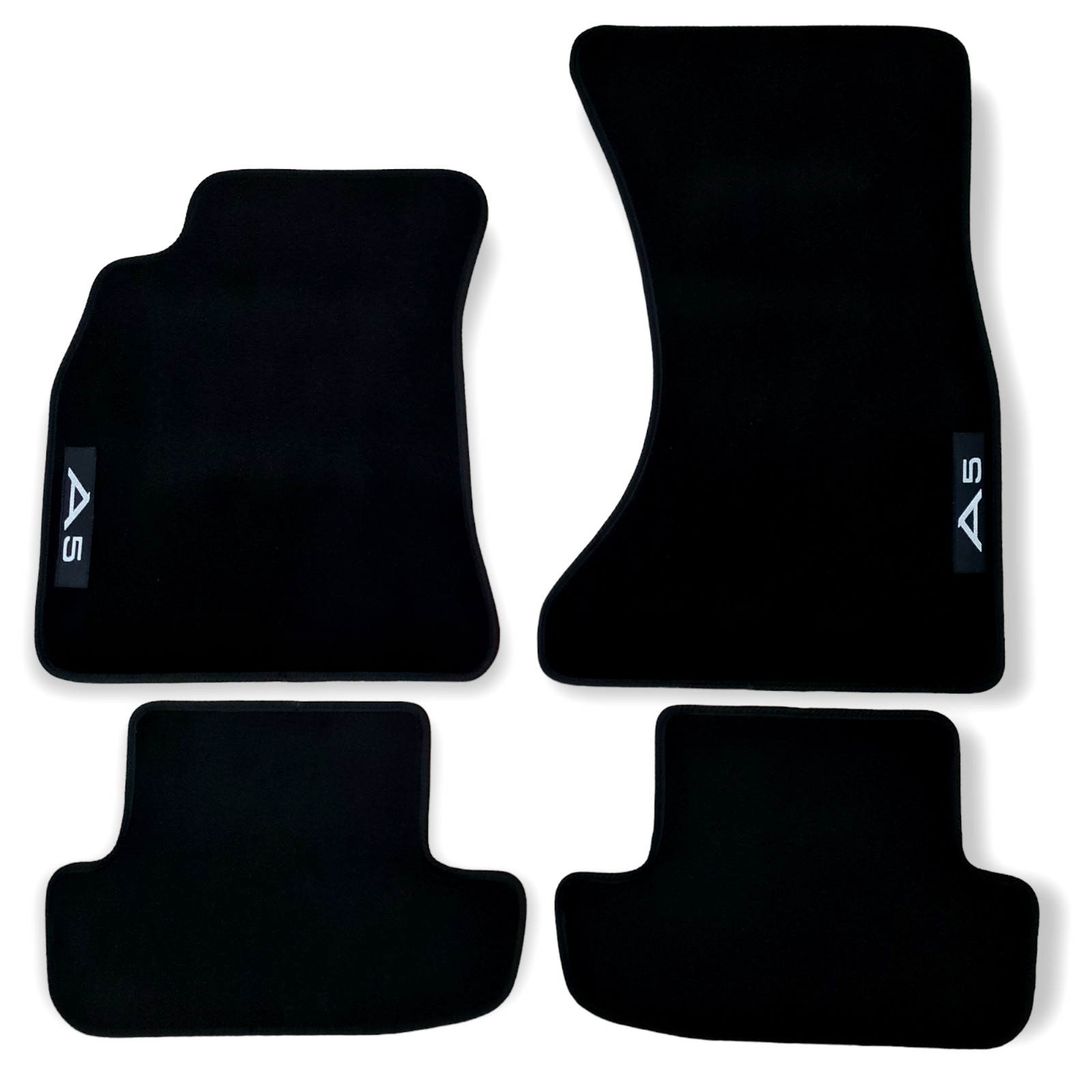 Velour Car Floor Mats For A5 S5 RS5 Coupe Waterproof Black Carpet Liners CC