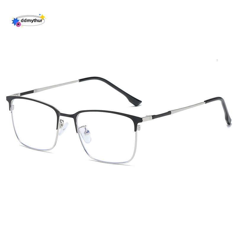 New Photosensitive Unisex Versatile Avant-Garde Street Style Anti-Blue Light Non-Prescription Glasses UV Protection ddmythur