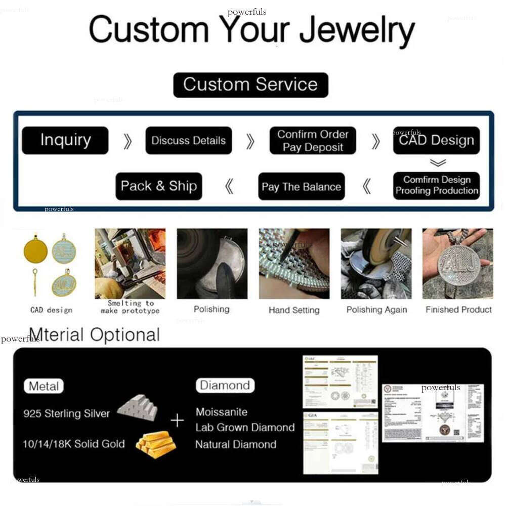 necklace moissanite chain Hip Hop Jewelry 26mm Solid Sier Iced Out Link Prong Cuban Bracelet Vvs Dia