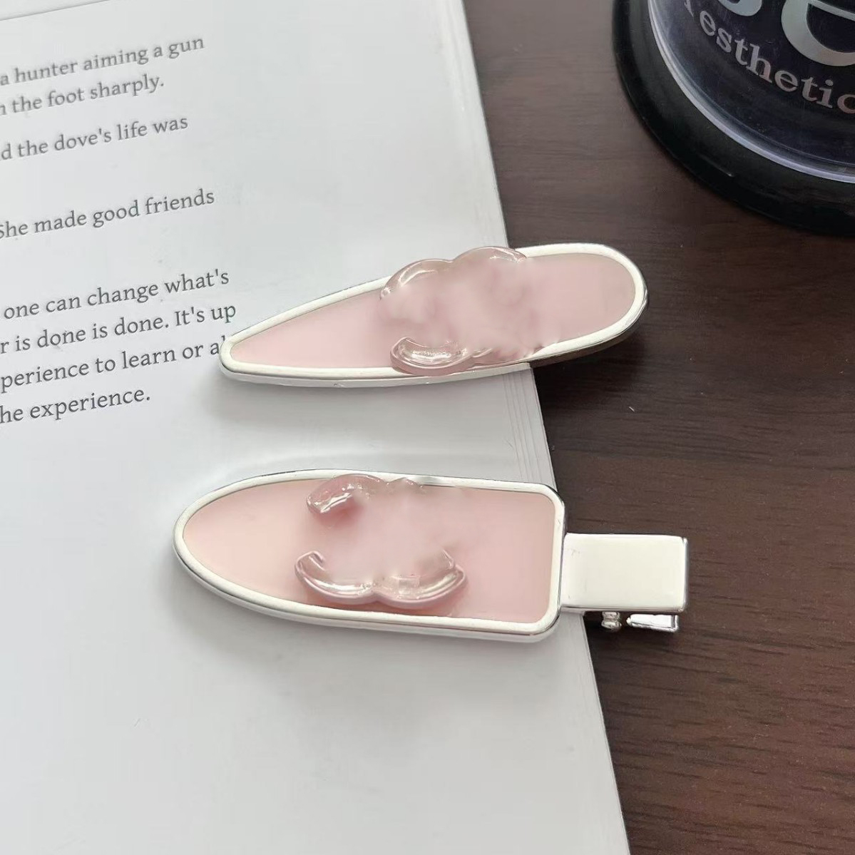 designer clips ladies cc logo hairclip stylish bangs clip sweet pink Bobby pin girls classic hair accessories new cute side barrettes