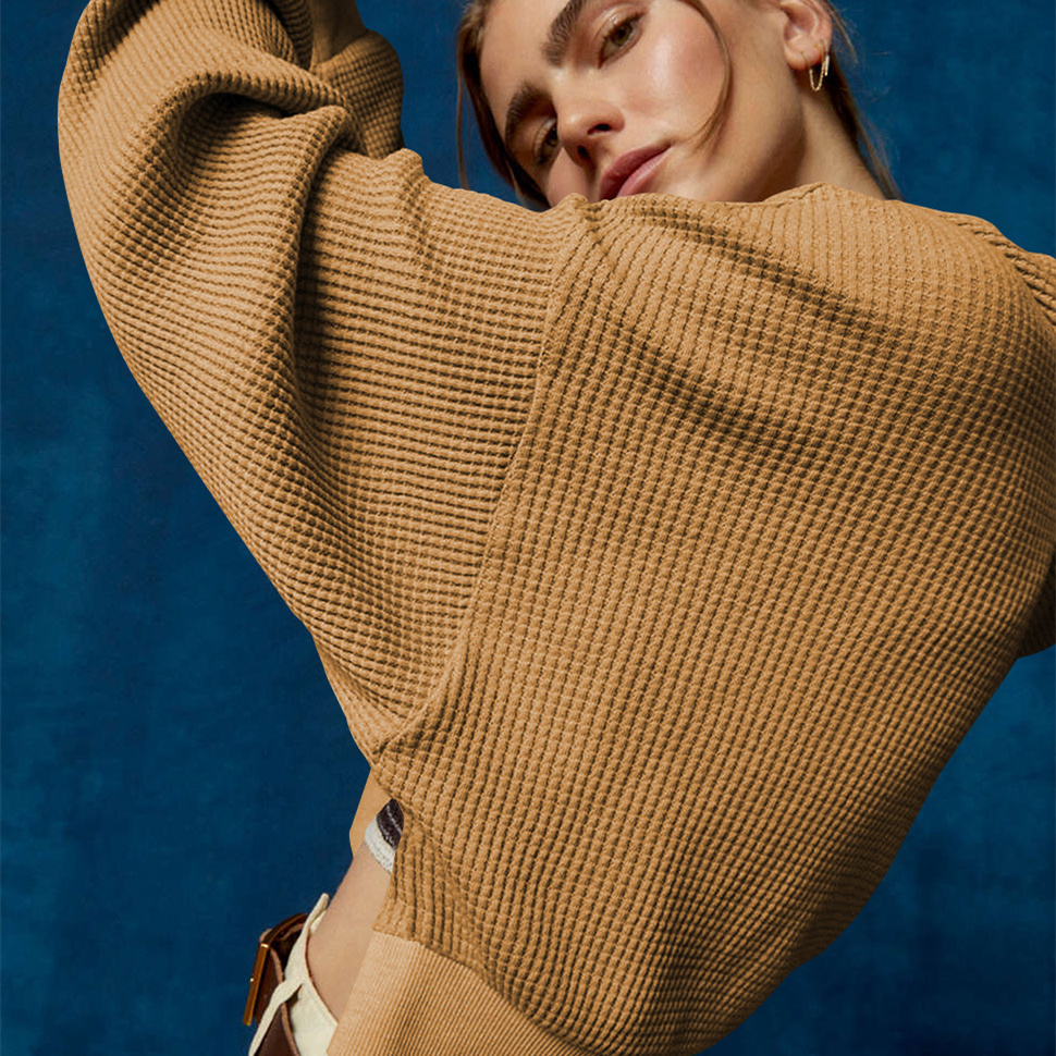 new Free shipping designer for women Casual hoodie women hooded zipper cardigan waffle solid color short jacket