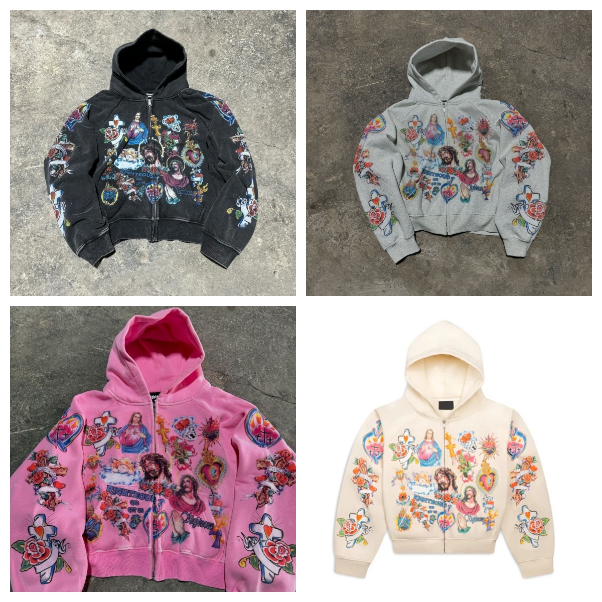 American Hip Hop Alphabet Embroidery Men Zipper Hoodie Harajuku Goth Sport Coat Retro Street Wear Women Sweatshirt spider hoodie designer hoodie y2k