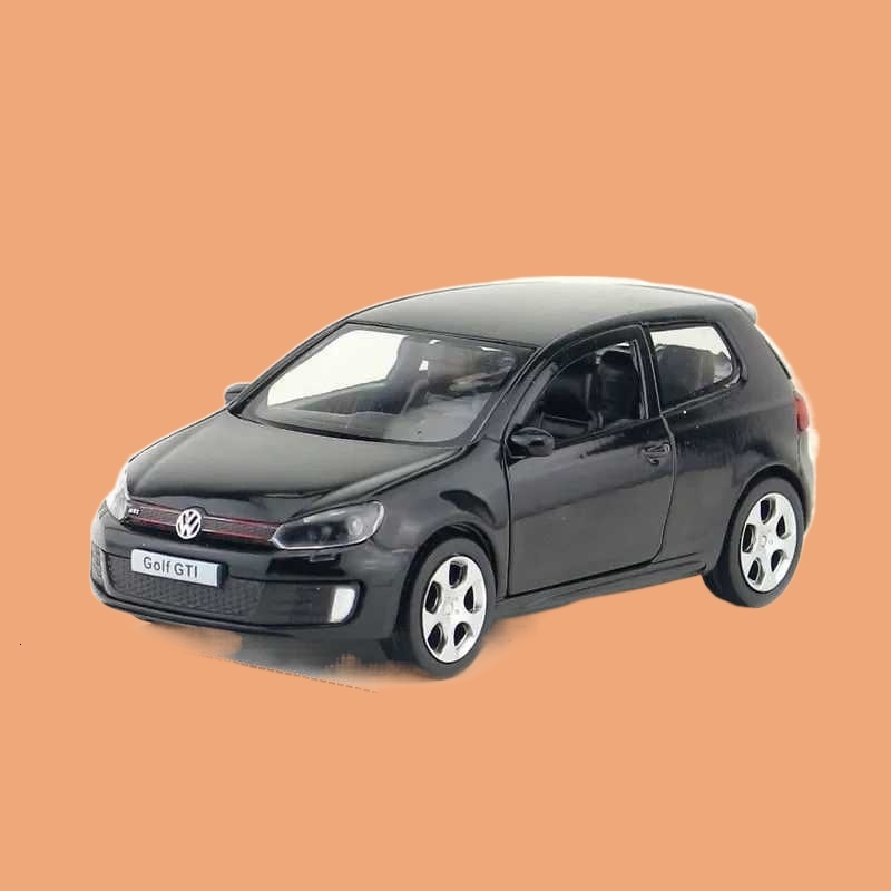 Update Top Quality 1 36 VW 6 Diecasts Car Model To Scale Golf Gti Miniature Alloy Toy Pull Back Vehicle Models For Childrens Giftst250215
