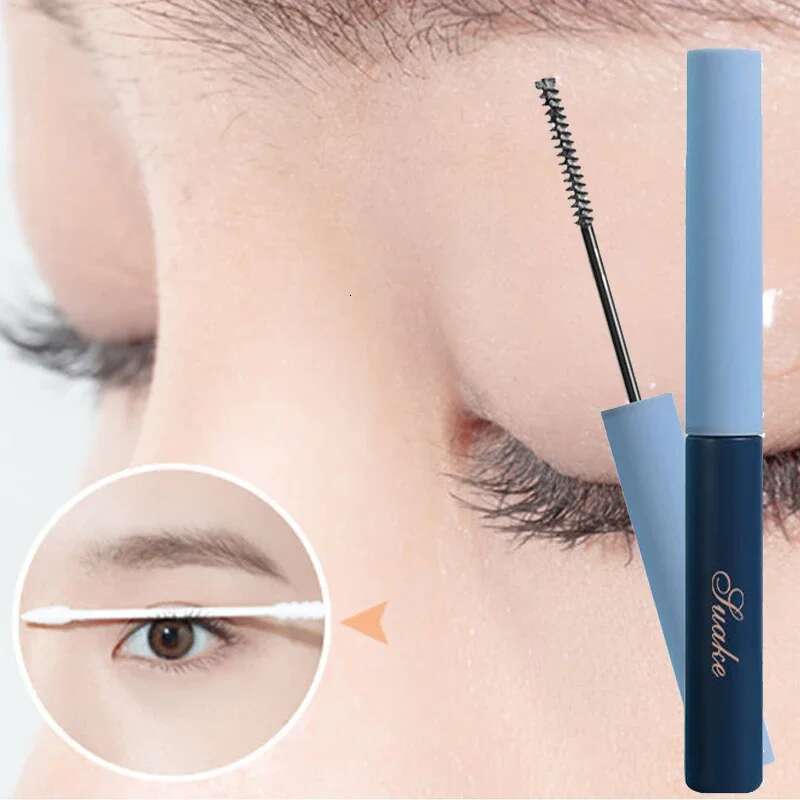 Ultra-fine Curl Thick Lengthening Eyelash Waterproof Non-sdge Brown Natural Curling Fine Brush Mascara Makeup X250715