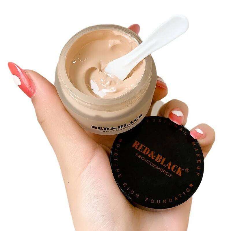 Red and Black Artist's Special Liquid Foundation Moisturizing Concealer Flawless Oil-control Longlasting Natural X250715