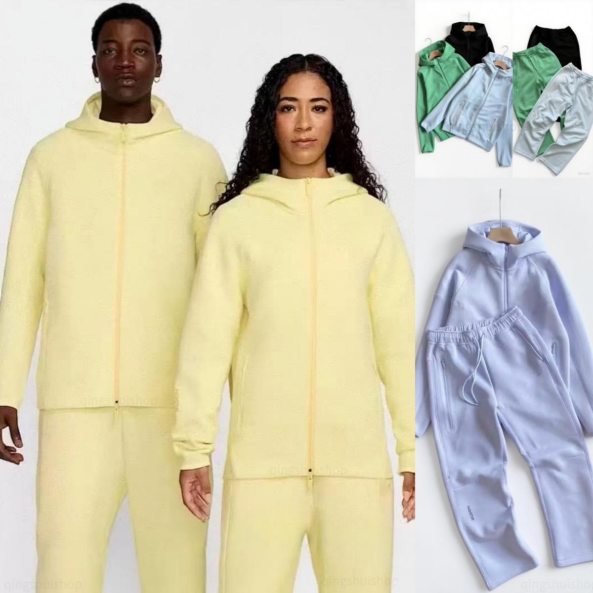 Nocta Tracksuits Tec fleece jacket Mens Sports oodies Designer sweatsuit Trousers Pants 2 Piece Sets Men Woman Zip Up Hooded Sweater Streetwear Joggers tops sw