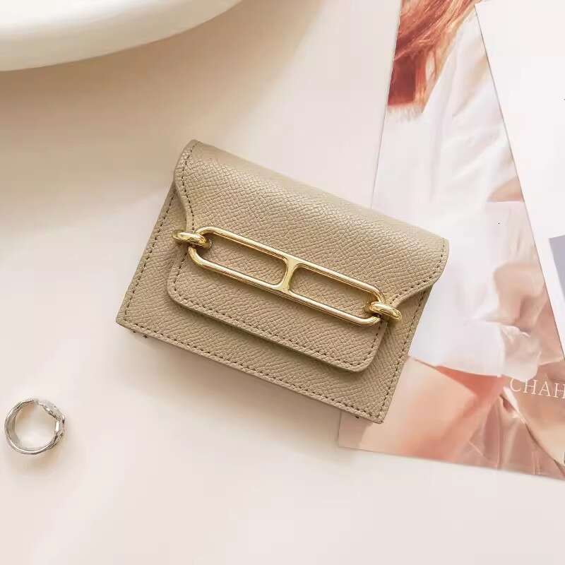 2025 New High-end Genuine Leather Women's Card Fashion Pig Nose ID Holder Multi-card Slot Large Capacity Anti-degaussing