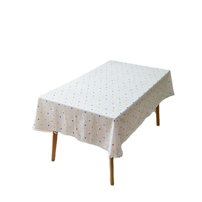 Waterproof and oil-proof printed brocade tablecloth rectangular available in multiple sizes Jacquard tablecloth for family gatherings and banquets cus