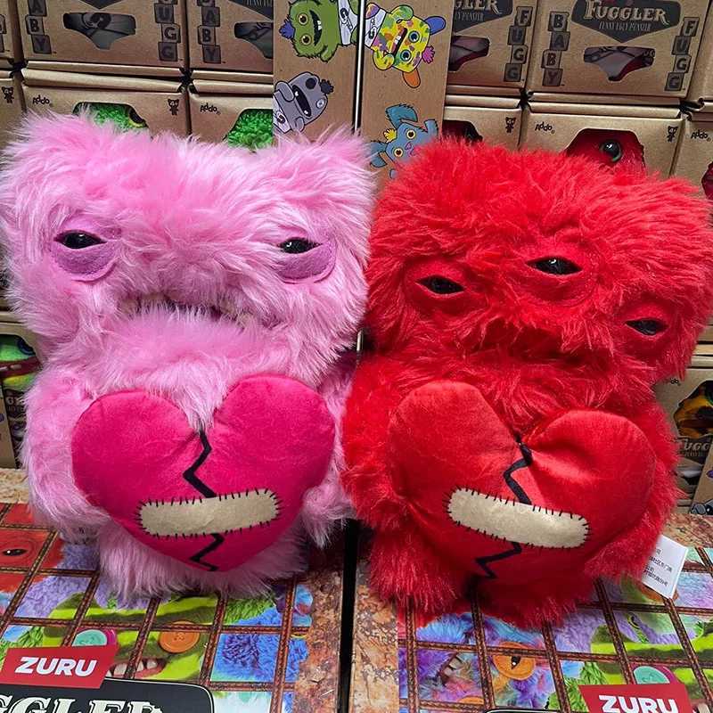 100% Original Fuggler Plush Toys 23cm Ugly Monster Love Monster Series Cute Tooth Monster Filled Plush Dolls Toys Gifts XJ250715
