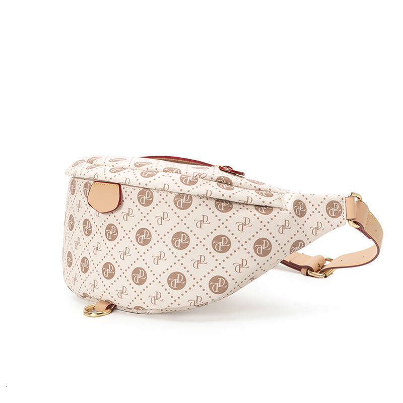 Fashionable with Trendy Brand Print, Dumpling Large Capacity Women's Waist Chest Single Shoulder Crossbody Bag, Cashier Bag