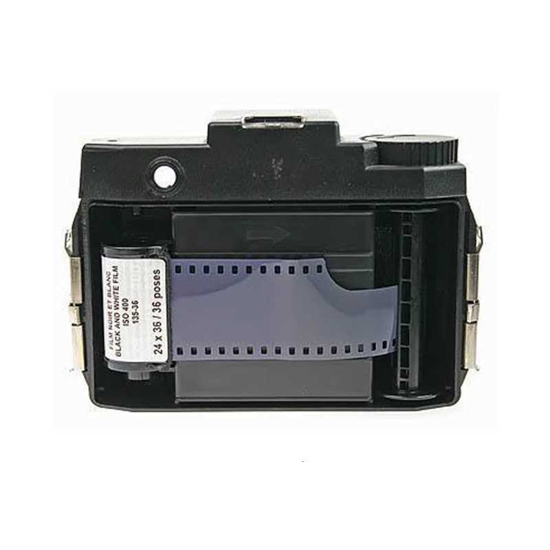New Hoa 120N Retro Point And Shoot Film Camera Lomo Manual Prime Film Camera Lomography Lomo For Fujifilm black XJ250715