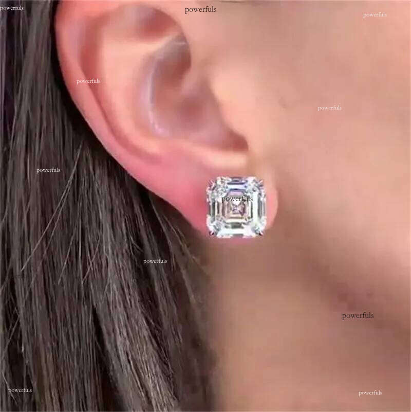 20 Styles Trendy Lab moissanite Stud Earring original sterling sier Party Wedding Earrings for Women Bridal Jewelry Gift