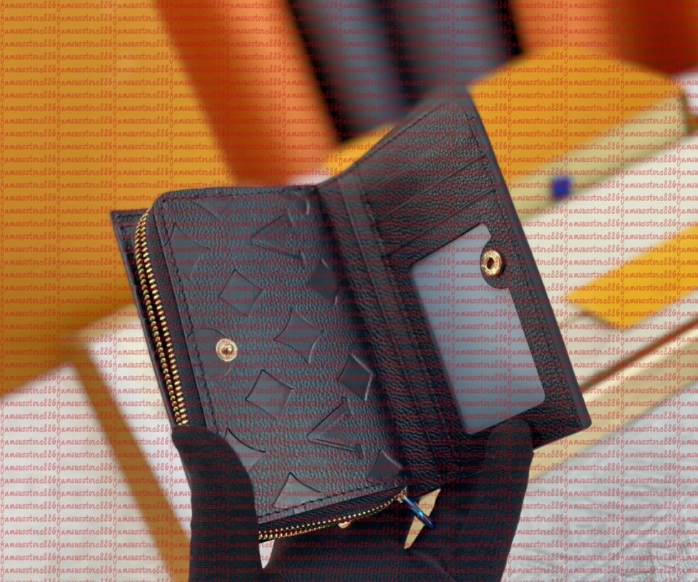 10A Designer wallet Brown flower wallet Women coin purse card holder keychain Man Designer purse Key CardHolder small wallets travel Clutch Bags