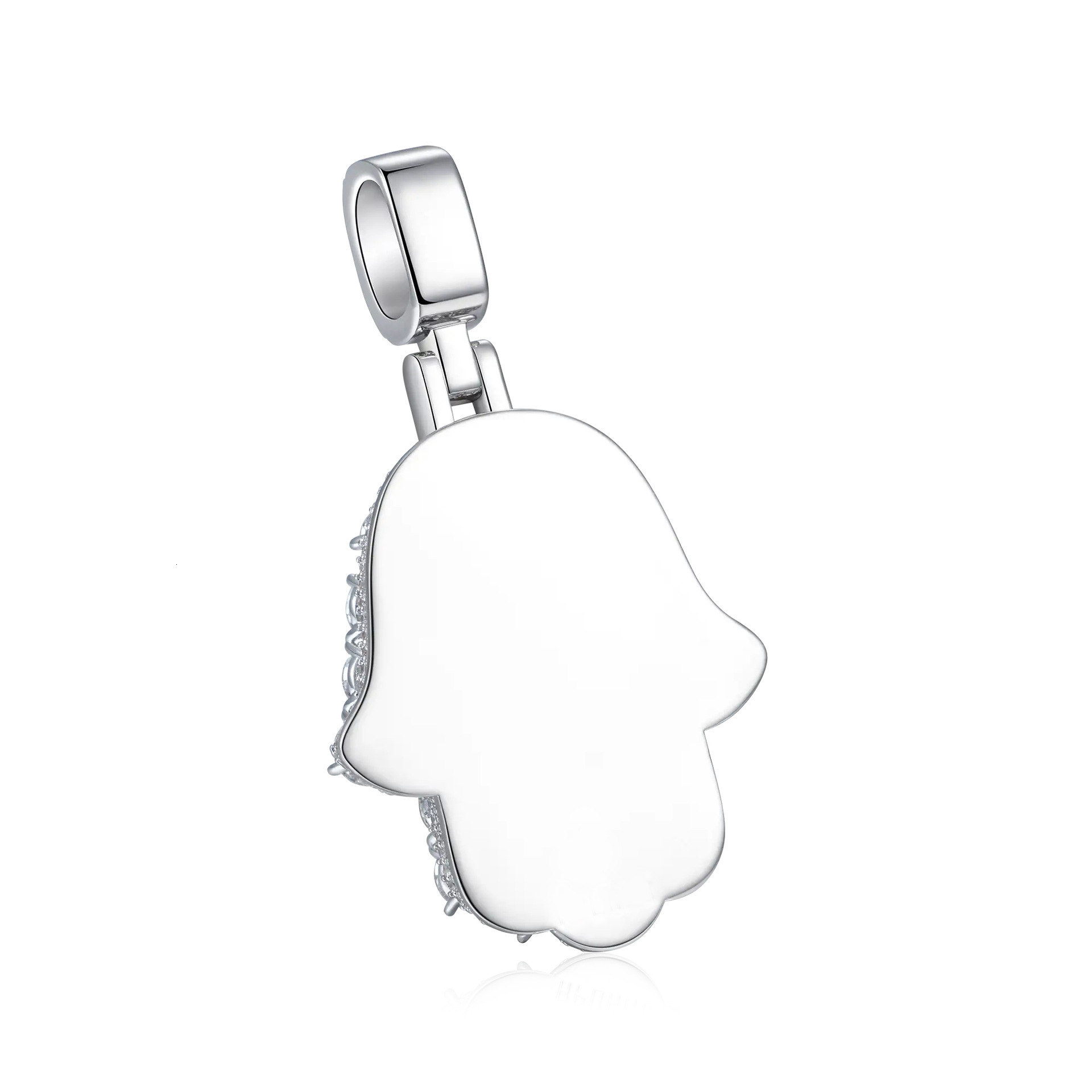 Luxury Jewelry Designer Jewelry Cross-border Palm Pendant Inlaid With AAA Zircon Exquisite Design Hip-hop Necklace Chain High-end European And America