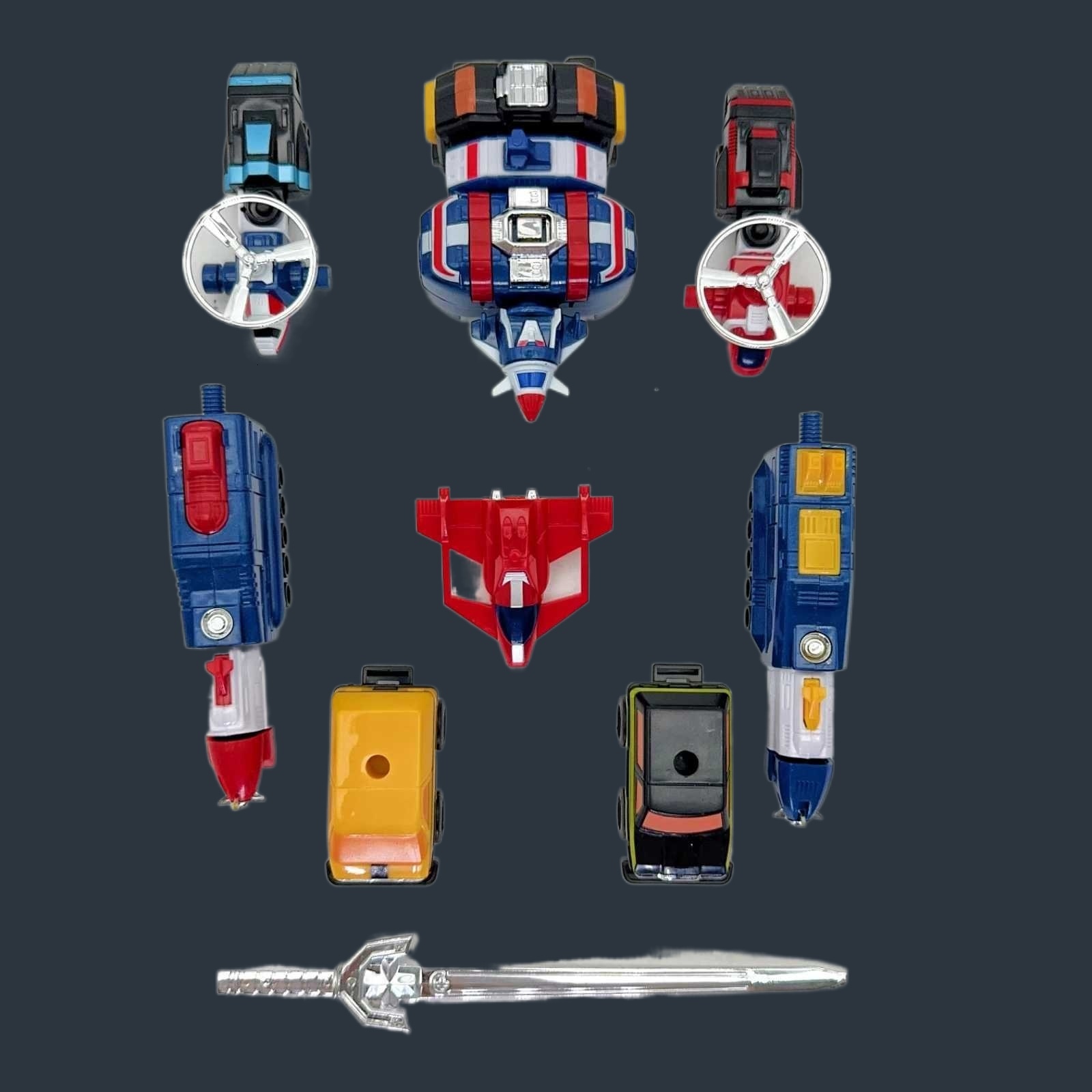 Update Top Quality Second Edition 1984 VOLTRON Vehicle Team Assembler Action Figure 8 Toys Kids Gift NO BOX IN Stockt250221
