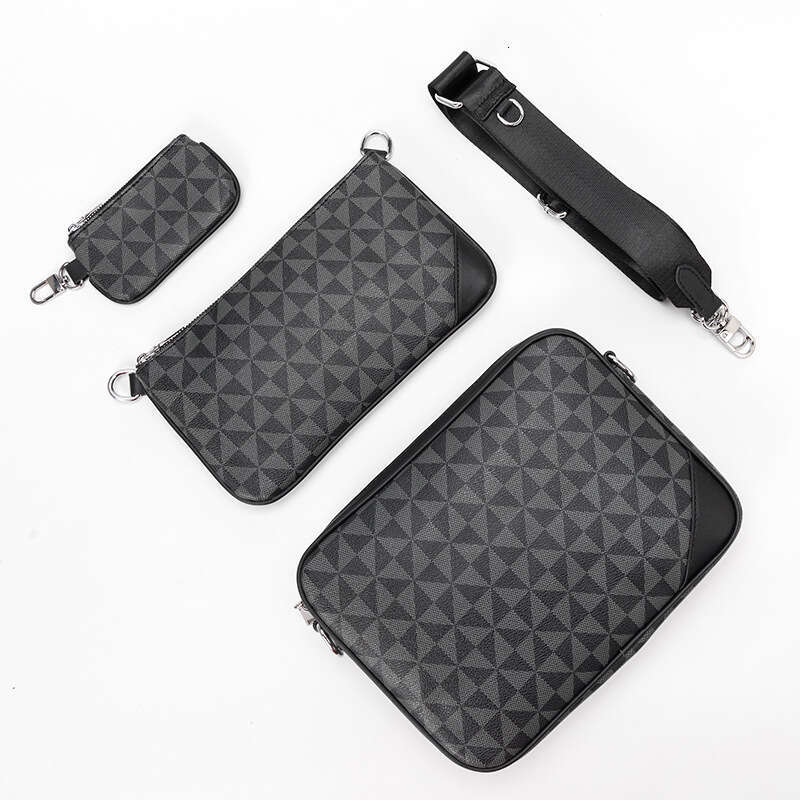 Lacel Urwebin Cross Body designer bag for men Fashion Trendy Brand Three Piece Set Men's Bags Combination Messenger Single Shoulder Crossbody Lar