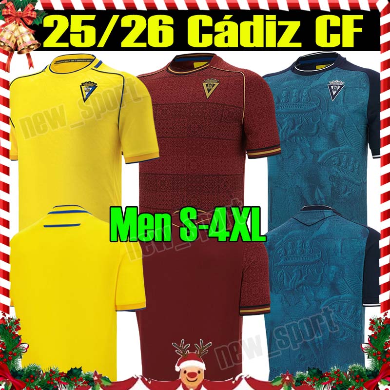 4XL 2025/26 Cadiz soccer jerseys CADIZ CF Carnaval Negredo camisetas de futbol 2024 2025 LOZANO ALEX Bodiger Juan Cala CAMISETA A LIGA new sport men kids football shirt