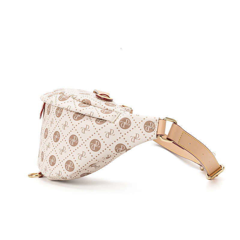 Fashionable with Trendy Brand Print, Dumpling Large Capacity Women's Waist Chest Single Shoulder Crossbody Bag, Cashier Bag