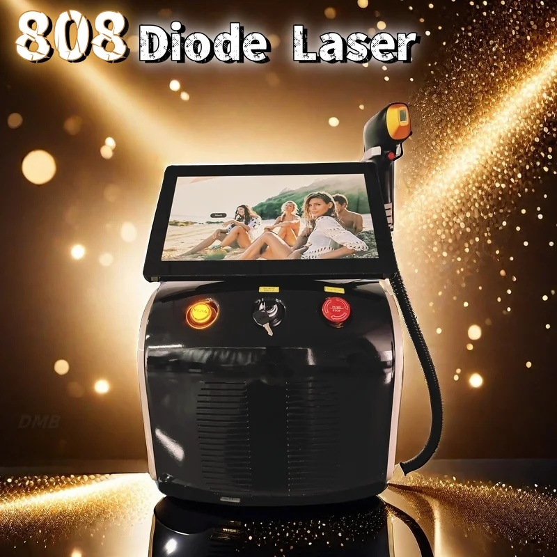 808nm Diode Laser Hair Removal Device 3500W Skin Rejuvenation Ice Alexandrit Permanent Cooling Head Painless Epilator Machine 3 wavelength