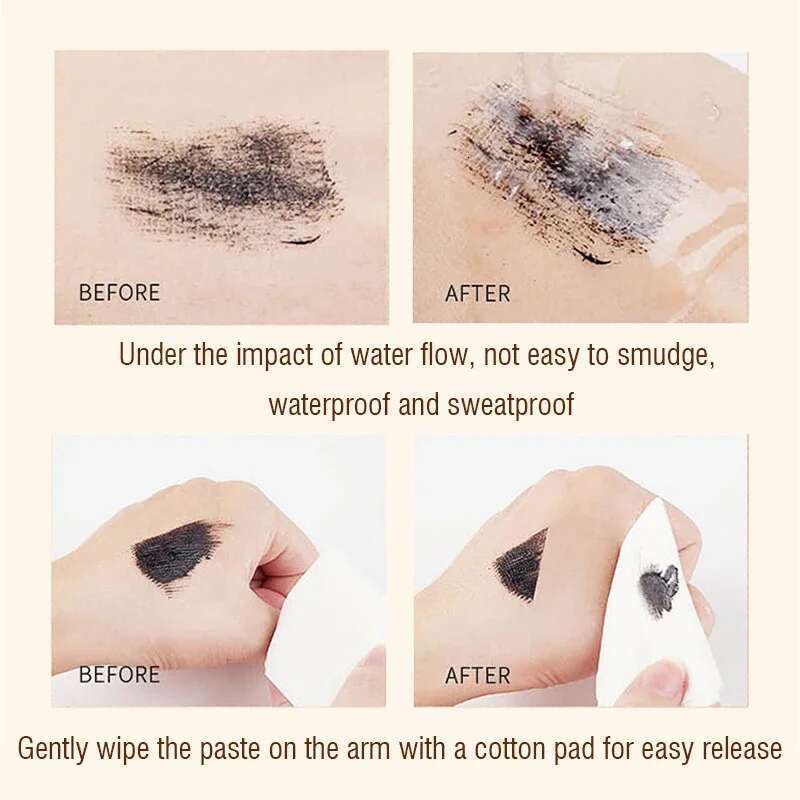 New Suitable For Beginners Waterproof Thick Long-lasting Natural Curling Mascara Eyelashes Ultra-fine Not Blooming Makeup X250715