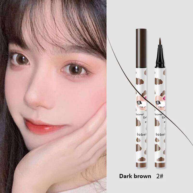 Liquid Lying Silkworm Eyelash Pen Quick Dry Waterproof Long-lasting Black Brown Eyeliner Pencil Beauty Eyes Makeup Tool X250715 X2507