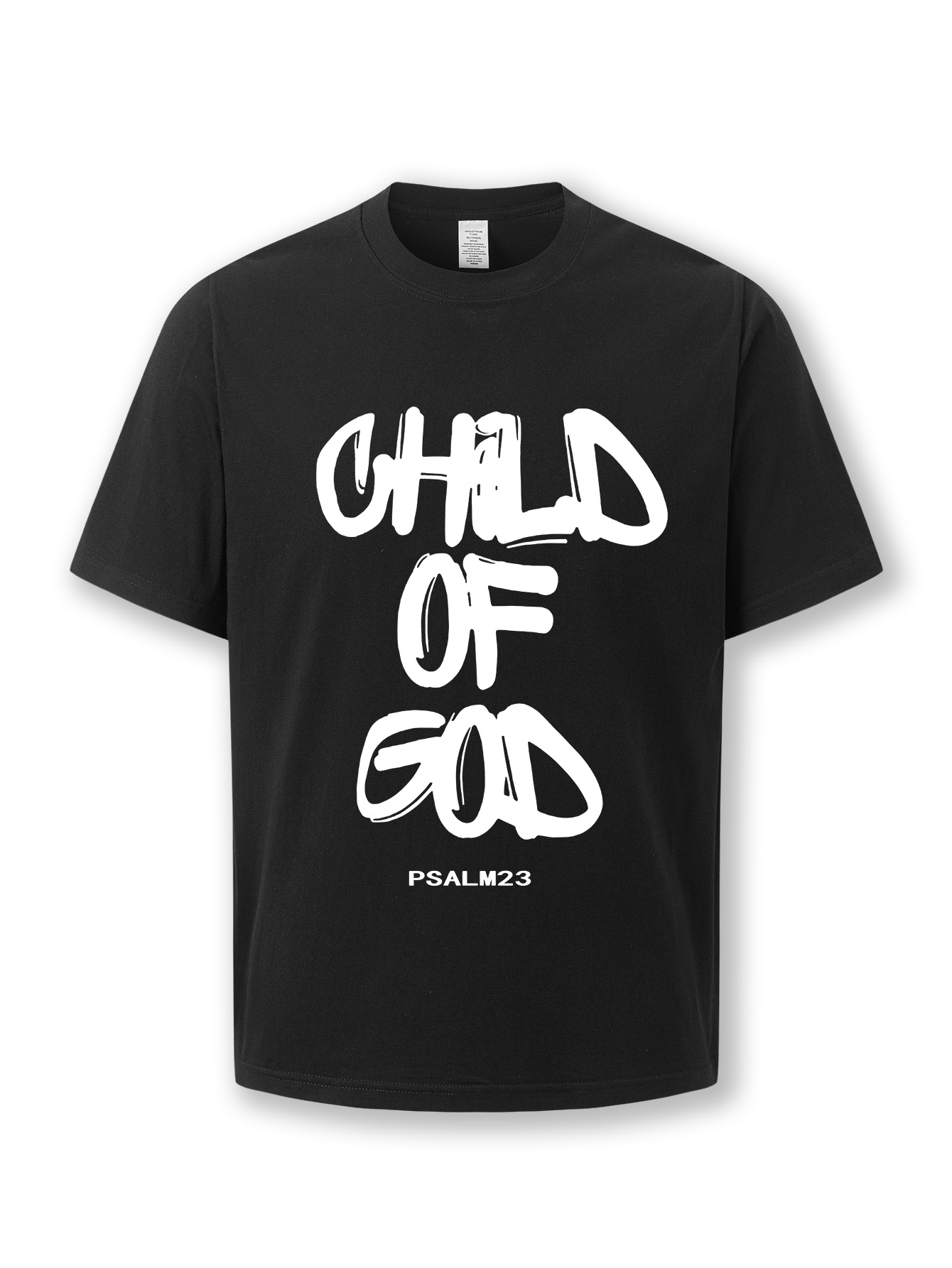 Printed T-Shirts Summer casual short-sleeved cotton T-shirts for men and women, with a round-neck top featuring artistic letter pattern design