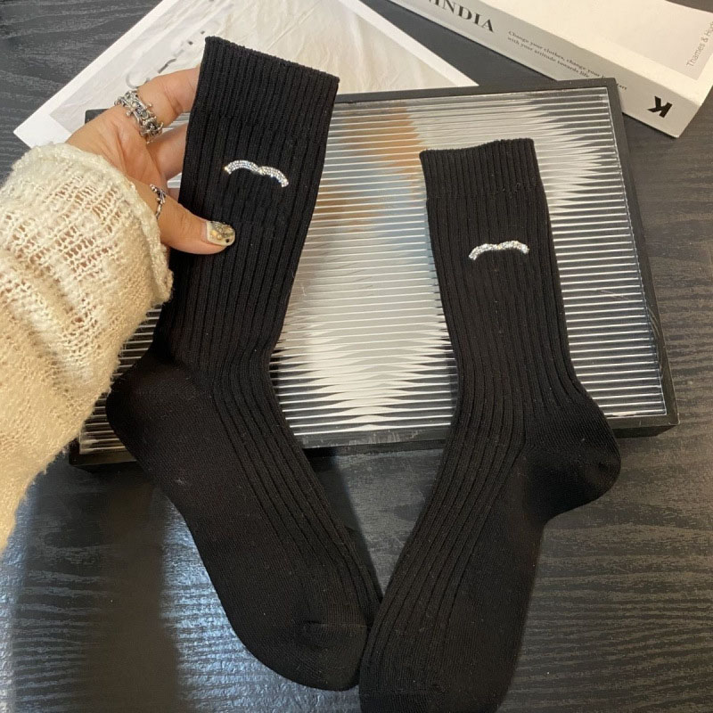 designer womens socks for women sports wholesale 2pairs/lot channels chanellies breathable cotton