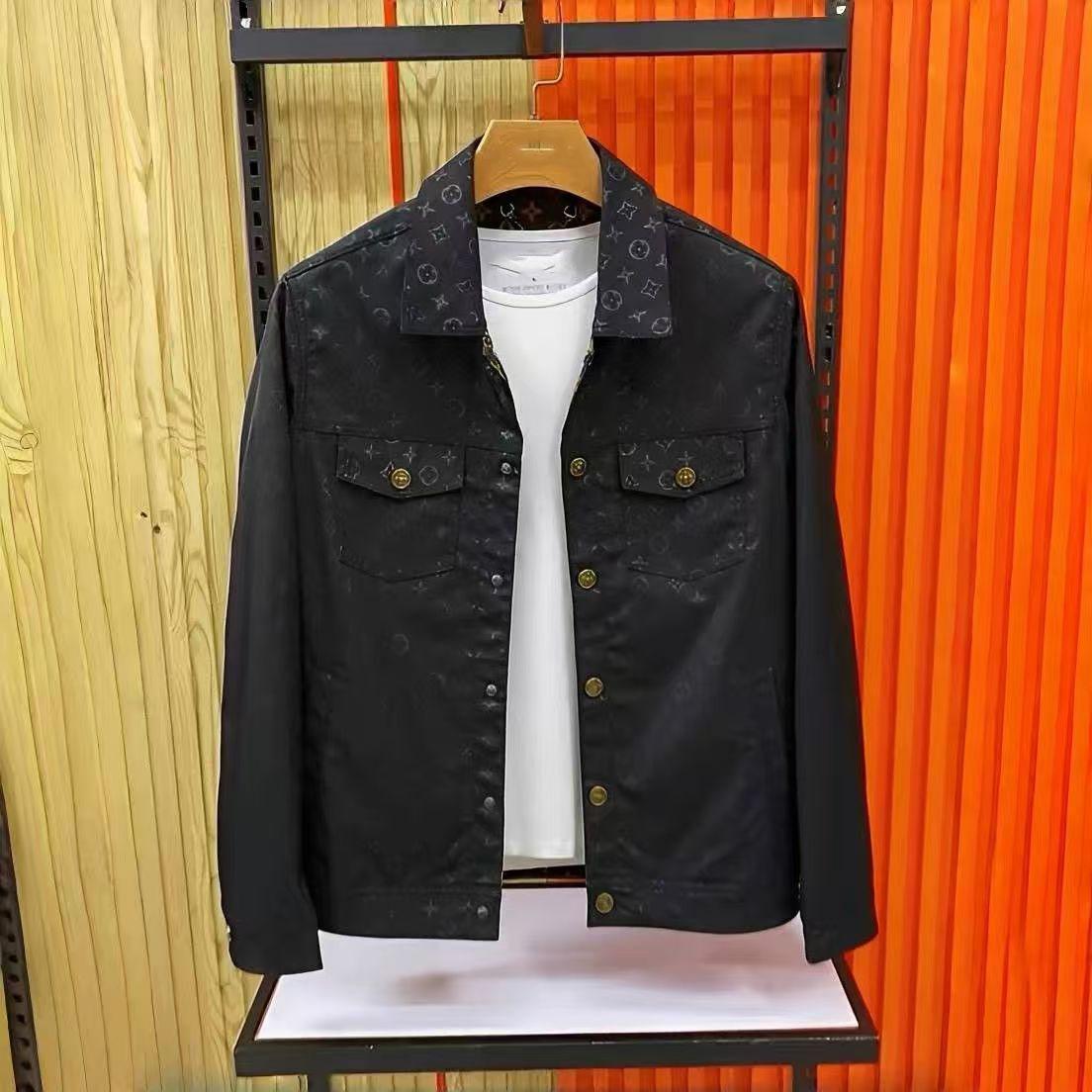 9AAA Designer Man Jacket Pocket Fur Coats Denim Jackets Winter Coat Hooded Outwears Man Tops Jackets Jeans Windbreaker Asian Size S-3XL