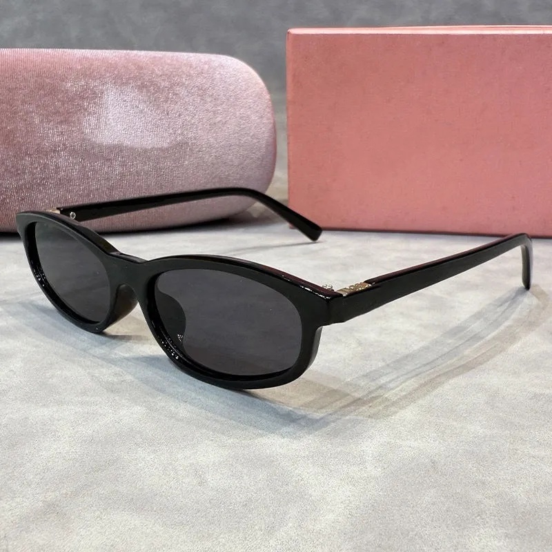 classic sunglasses for women Fashion letter designer sunglasses Womens Cat Eye eye glasses mirror polarized UV400 protection Glasses Pink With box