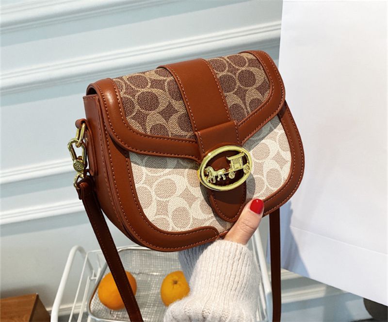 Designer Shoulder Crossbody Purse New Fashion Premium Texture Printing Shoulder Bag Mini Evening Bag