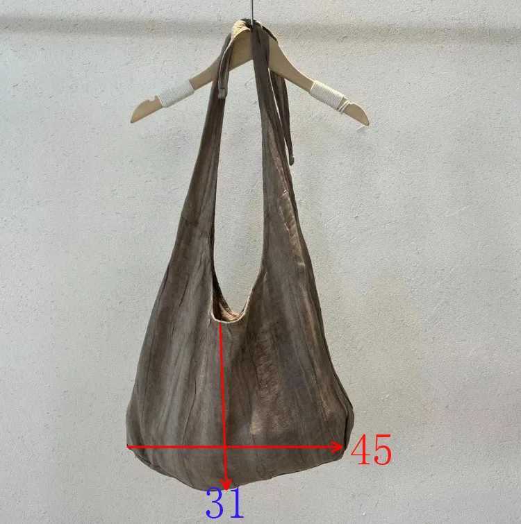Crossbody Bag Korean Versatile Tie Dye Linen Womens Style Travel Tote Bags