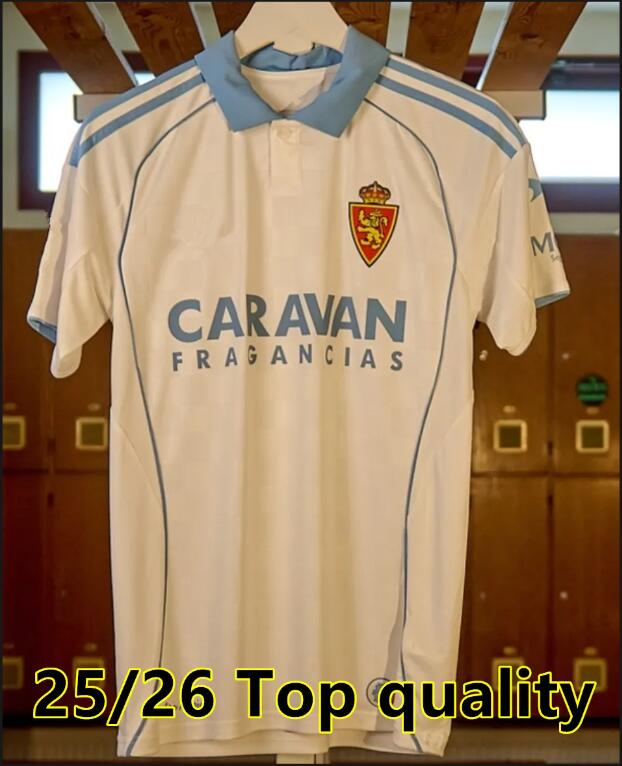 25 26 Real Zaragoza FRAN GAMEZ Soccer jerseys ZAPATER 2023 2024 home away JERSEY POMBO KAGAWA Football shirts GUTI JAVI ROS MEN KIDS L. SUAREZ camiseta de futbol home
