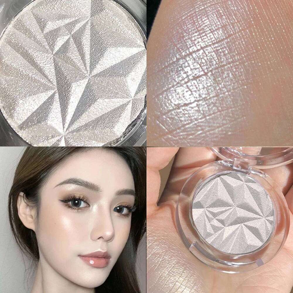 Shimmer Dia Highlighter 2-Color Palette Brighten Contour, Radiant Skin, Natural Glow for Festival & Daily Makeup X250715