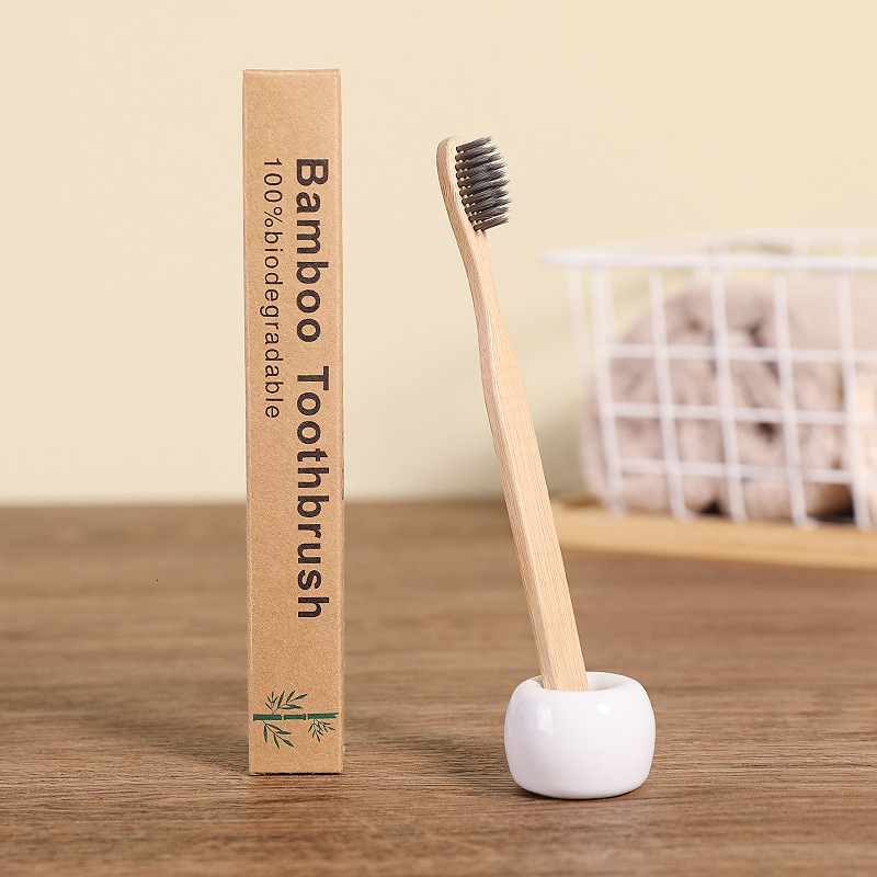 laser carved bamboo toothbrushes portable and environmentally friendly adult wooden toothbrushes supplied by the el 241125
