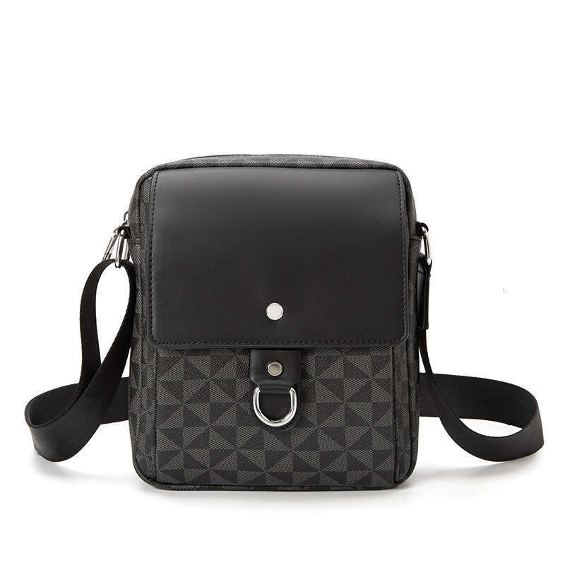 Lacel Urwebin Single Designer Shoulder bags Fashion Printed Vertical Messenger Large Capacity Trendy Elegant Crossbody Men's Bag