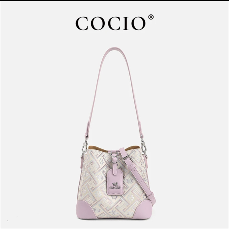 Designer Shoulder Bags free shipping Bucket bag new fashionable and versatile crossbody bag hand-held shoulder bag for women pink white