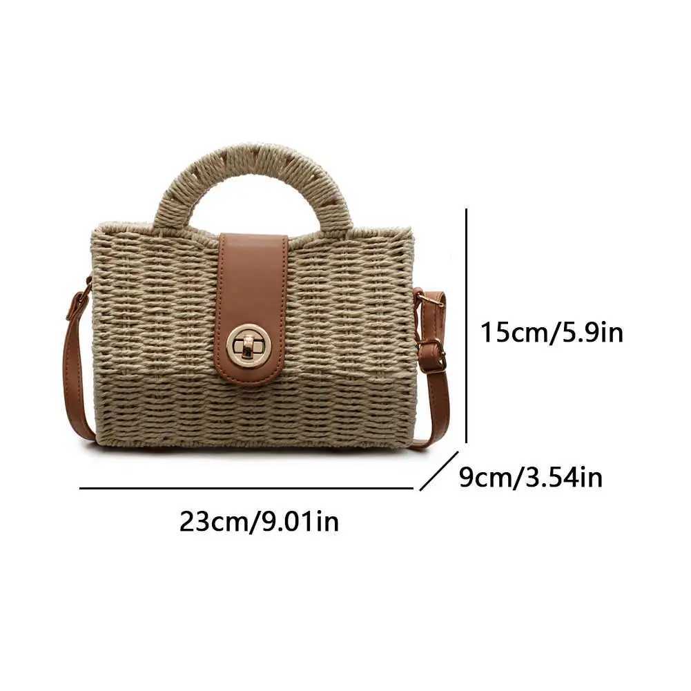 Women Shoulder Bag Adjustable Strap Slouchy Tote Handbag Trendy Messenger Bag Braid Carrying Bag Summer Beach Bag