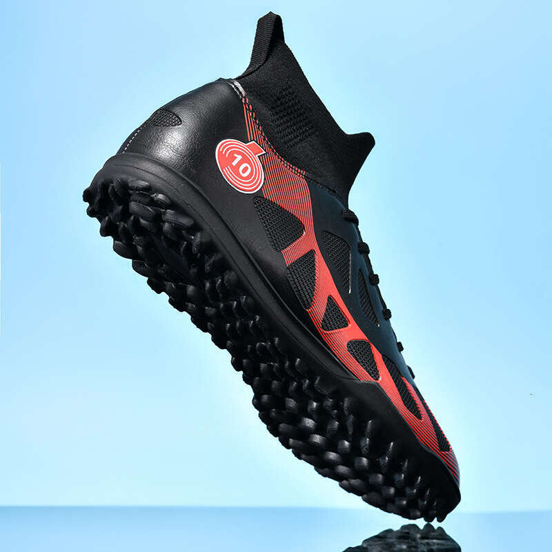 High-top Men with Long Studs Broken Studs, Suitable for Students and Children, Professional Training Shoes, Large Size Soccer Shoes