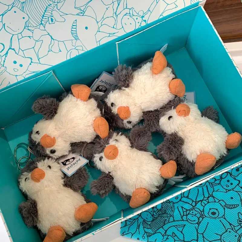 Peanut Penguin Cat Toy Plush Keychain Cute Doll Pendant Pet Supplies Home Garden Holiday Birthday Gift Decoration XJ250715
