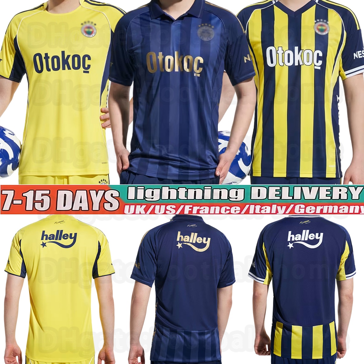 2025 2026 Fenerbahce ARDA GULER Soccer Jerseys 25 26 DZEKO TADIC KAHVECi ZAJC F.KADIOGLU RYAN KENT OSAYI OOSTERWOLDE 2007 2008 2009 Retro Men kids kit