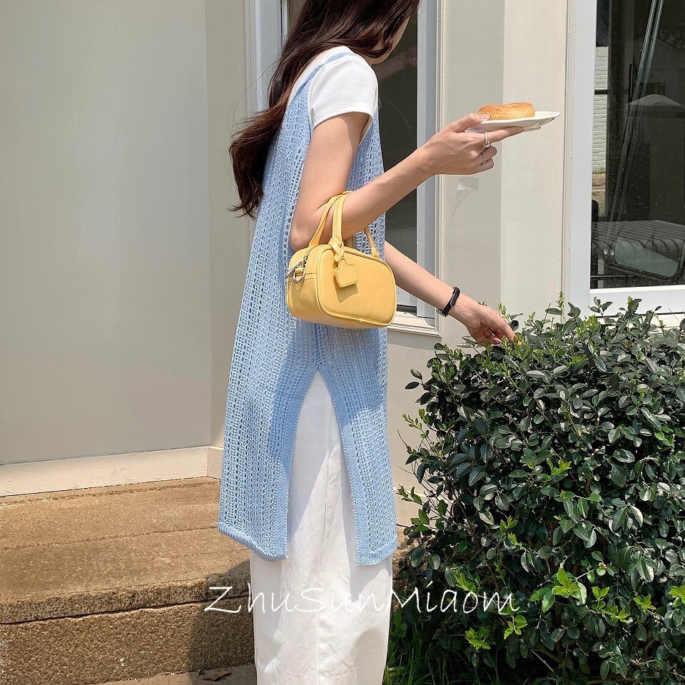 Women s handbag Korean candy colored handheld small square bag designer leisure bag women s new single shoulder crossbody bag