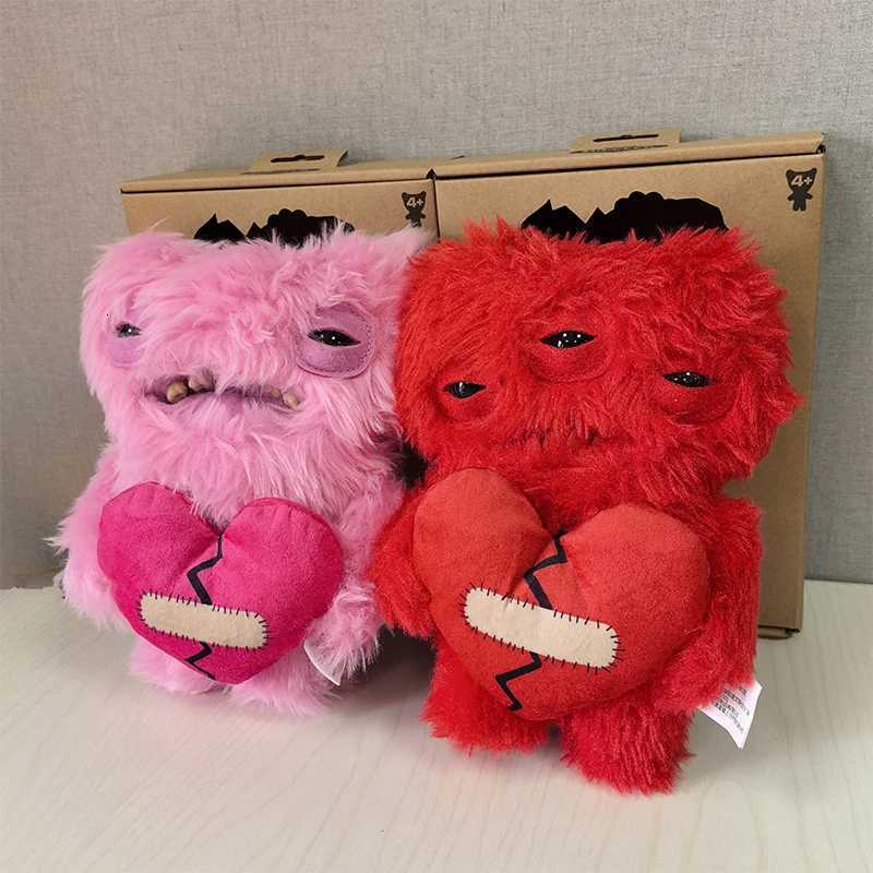 100% Original Fuggler Plush Toys 23cm Ugly Monster Love Monster Series Cute Tooth Monster Filled Plush Dolls Toys Gifts XJ250715